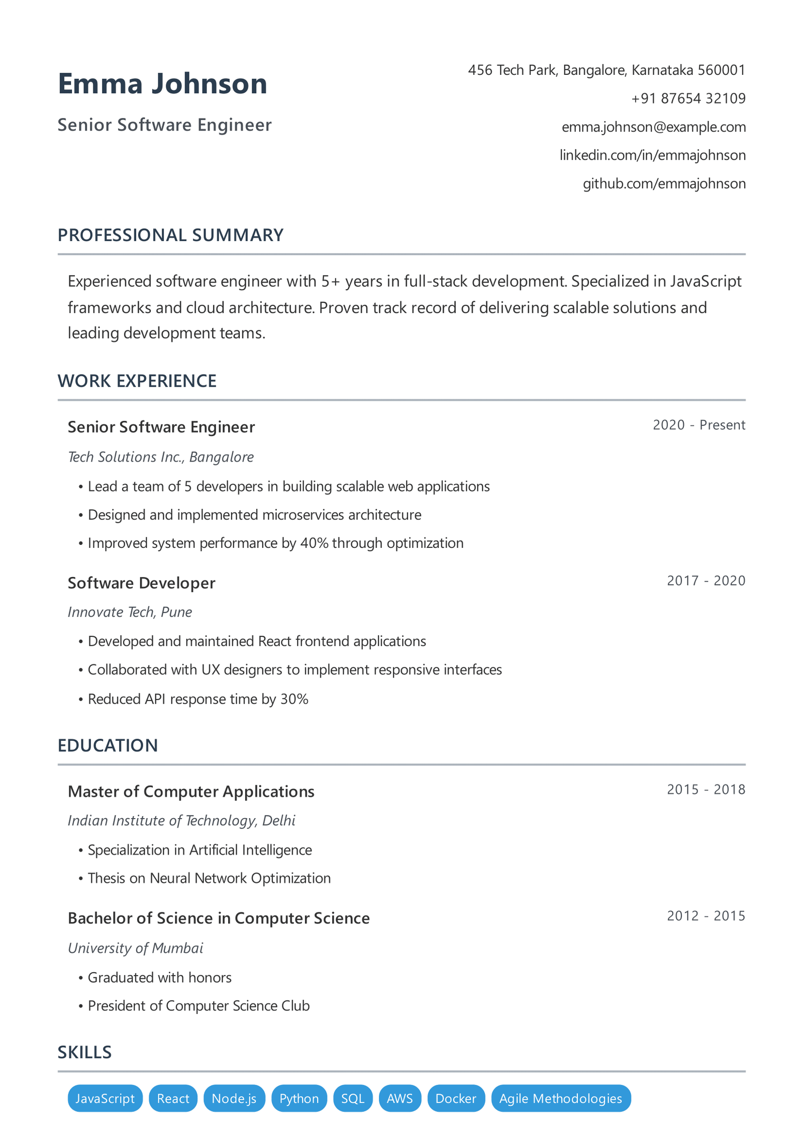 Classic Elegance Resume Template